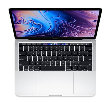 Macbook Pro 13 2019 - Core-i5, 16GB, 256GB, 13.3" 1600p, Touchbar, Silver