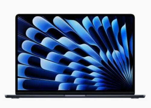 Apple Macbook Air 15 MW1L3 2025 - Apple M4, 16GB, 256GB, 15.3" 1800P, Midnight, 1 Year Intl. Warranty